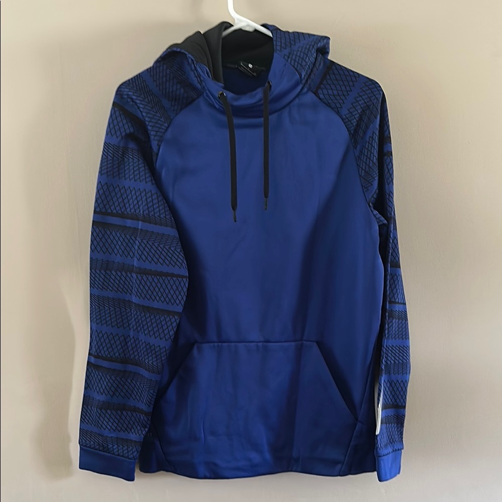 Nike Blue Athletic Sweatshirt with Hood